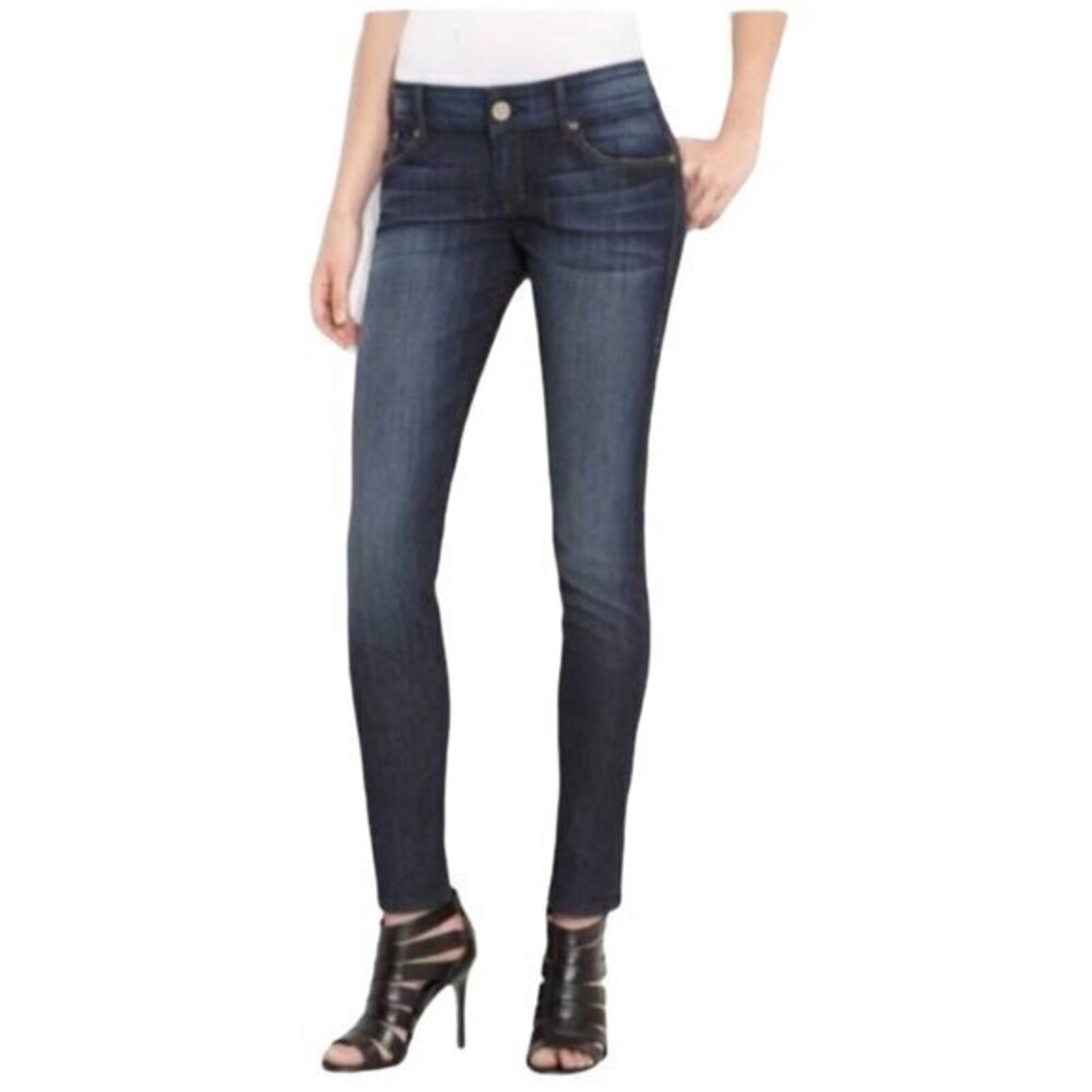 Dylan George Denim Blue Jeans Kendra Reg Rise Skinny Size 27 EUC #6688